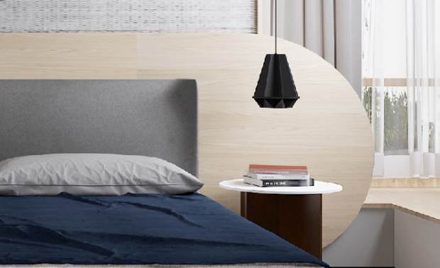 主卧：通过不同面料、质感的材质组合，使卧室空间层次更加立体、丰富。