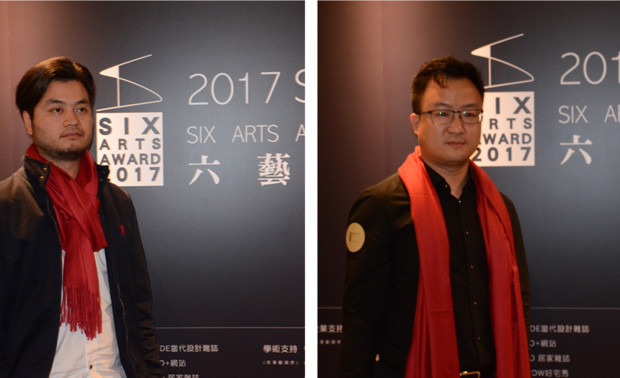 ▲左起：TCD设计机构设计总监 汤晨
北京铭艺装饰设计总监 沈皓